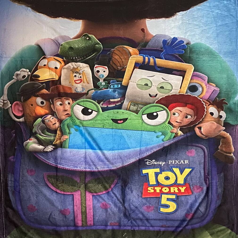 Cobija Frazada Ultra Suave Toy Story 5 Mochila