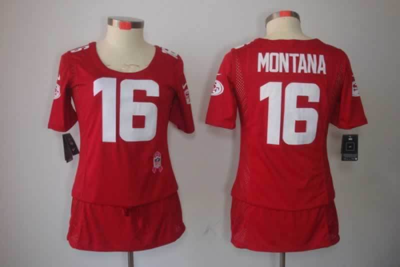 Jersey Bordado San Francisco 49ers Edicion Especial Mujer Dama Body Rojo