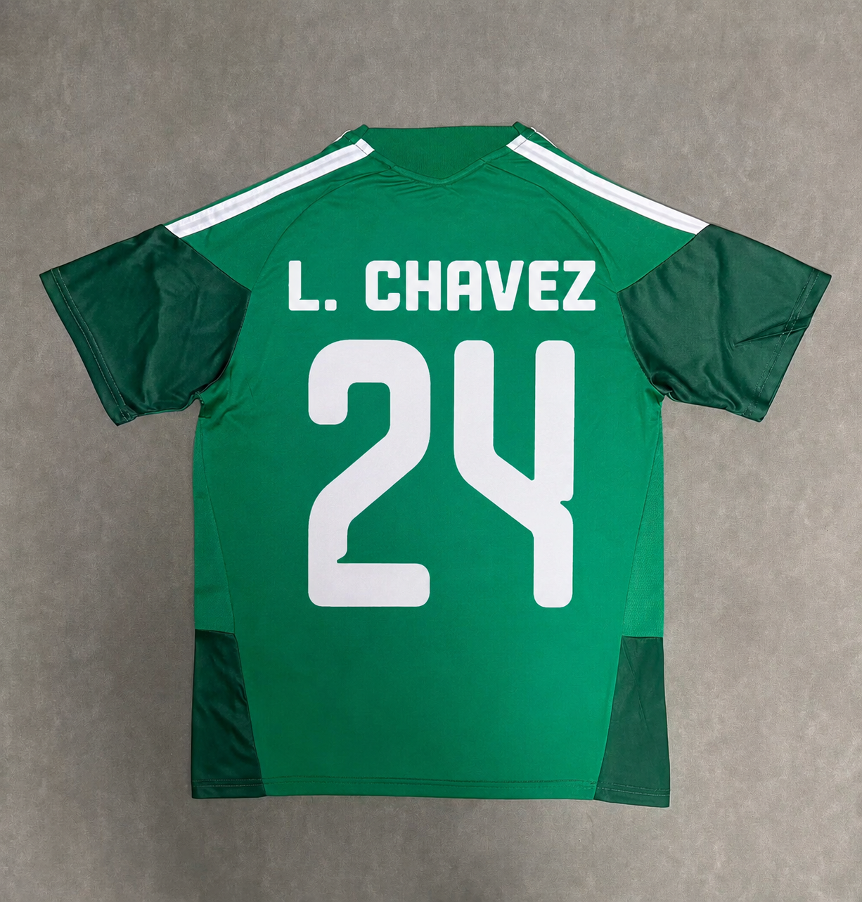 Jersey Playera Luis Chavez 24 Edicion Especial Azteca Verde Bandera