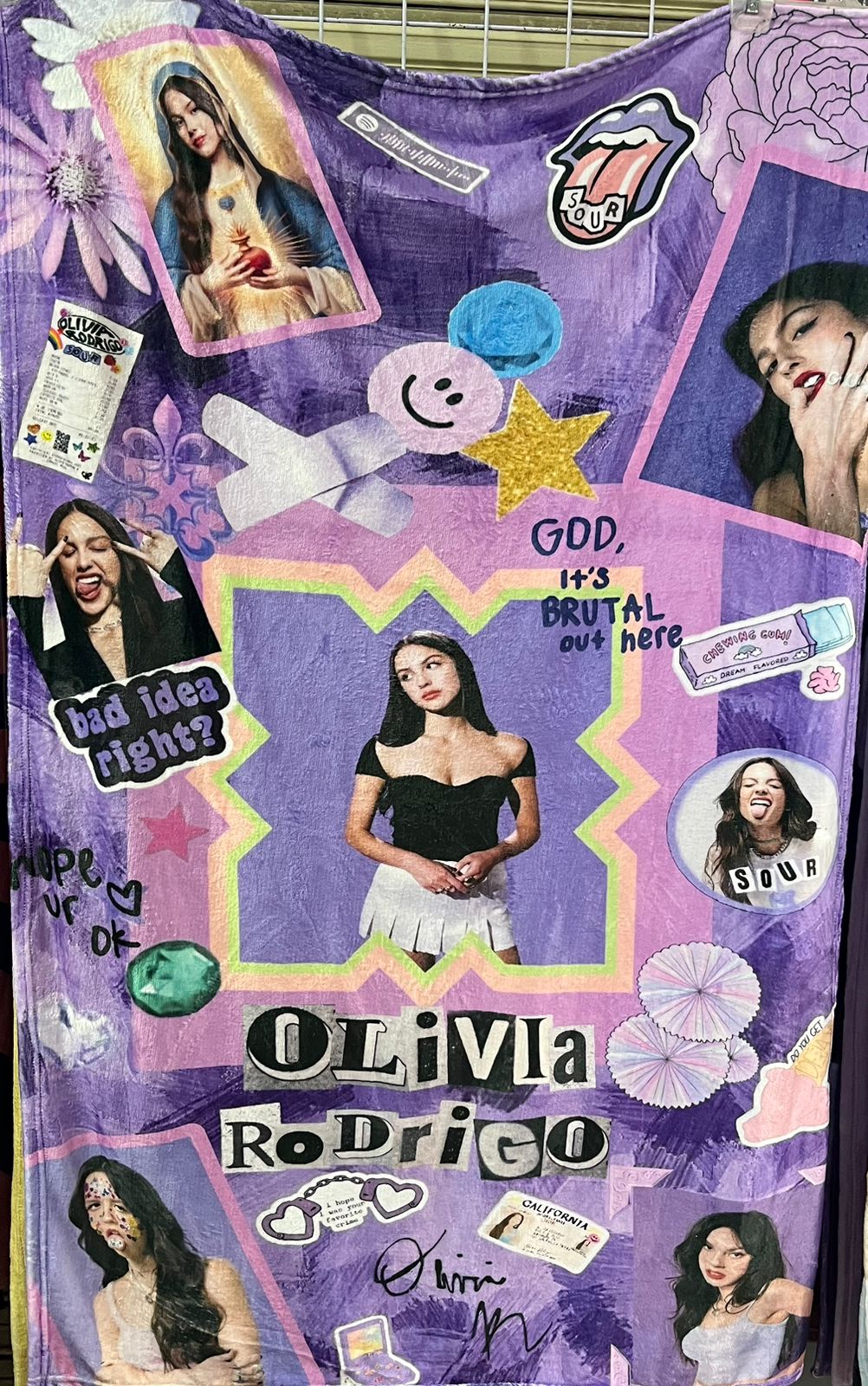 Cobija Frazada Ultra Suave Olivia Rodrigo