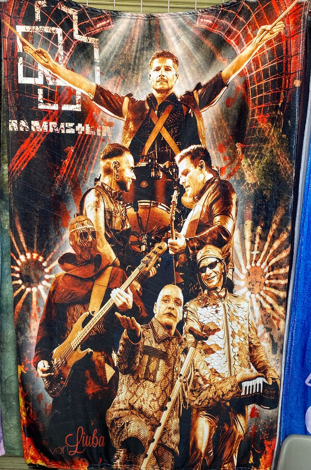 Cobija Frazada Ultra Suave Rammstein