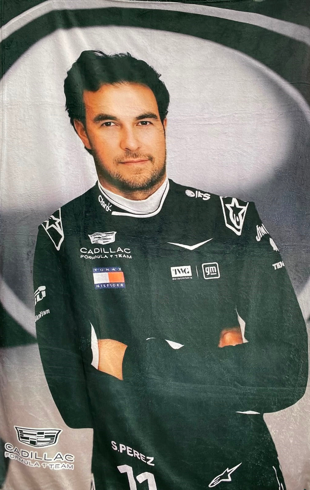 Cobija Frazada Ultra Suave Checo Perez 11 Cadillac