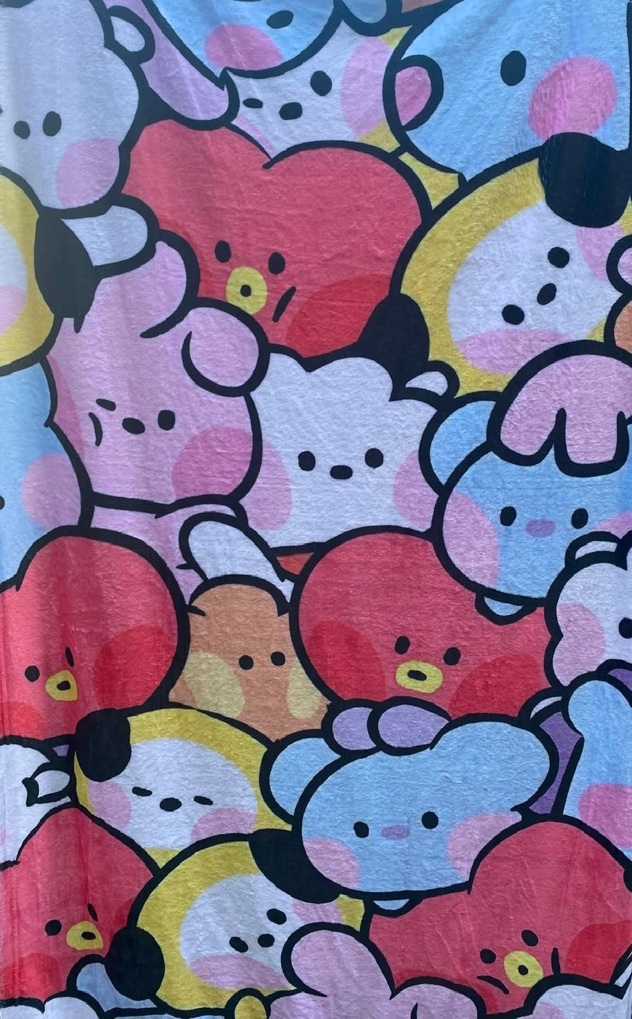 Cobija Frazada Ultra Suave BT21 Line Friends