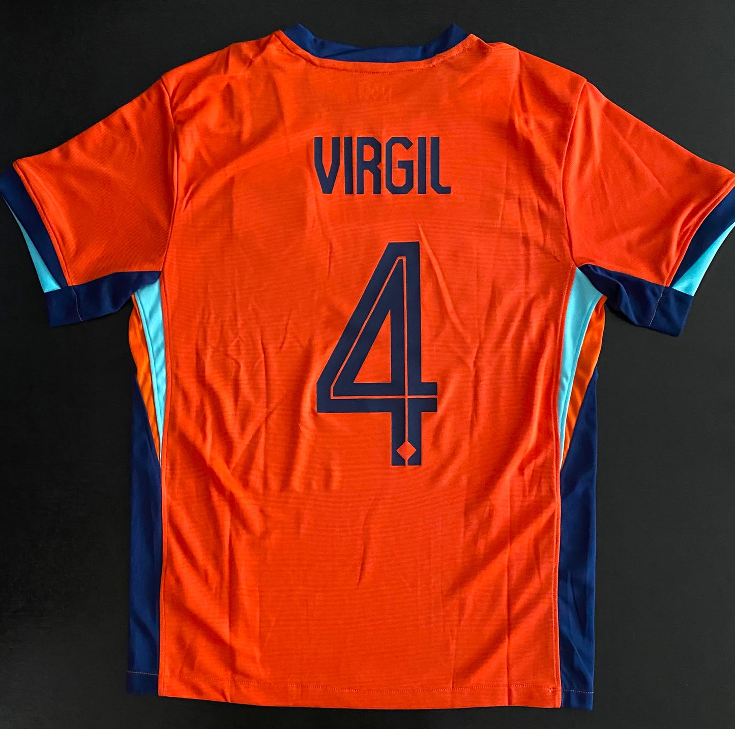 Jersey Playera Virgil Van Dijk 4 Holanda Titular Local 2024