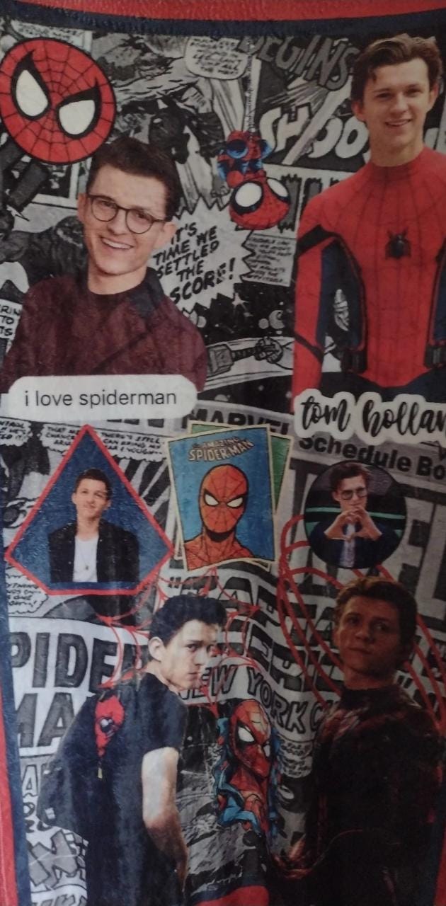 Cobija Frazada Ultra Suave Tom Holland Spiderman