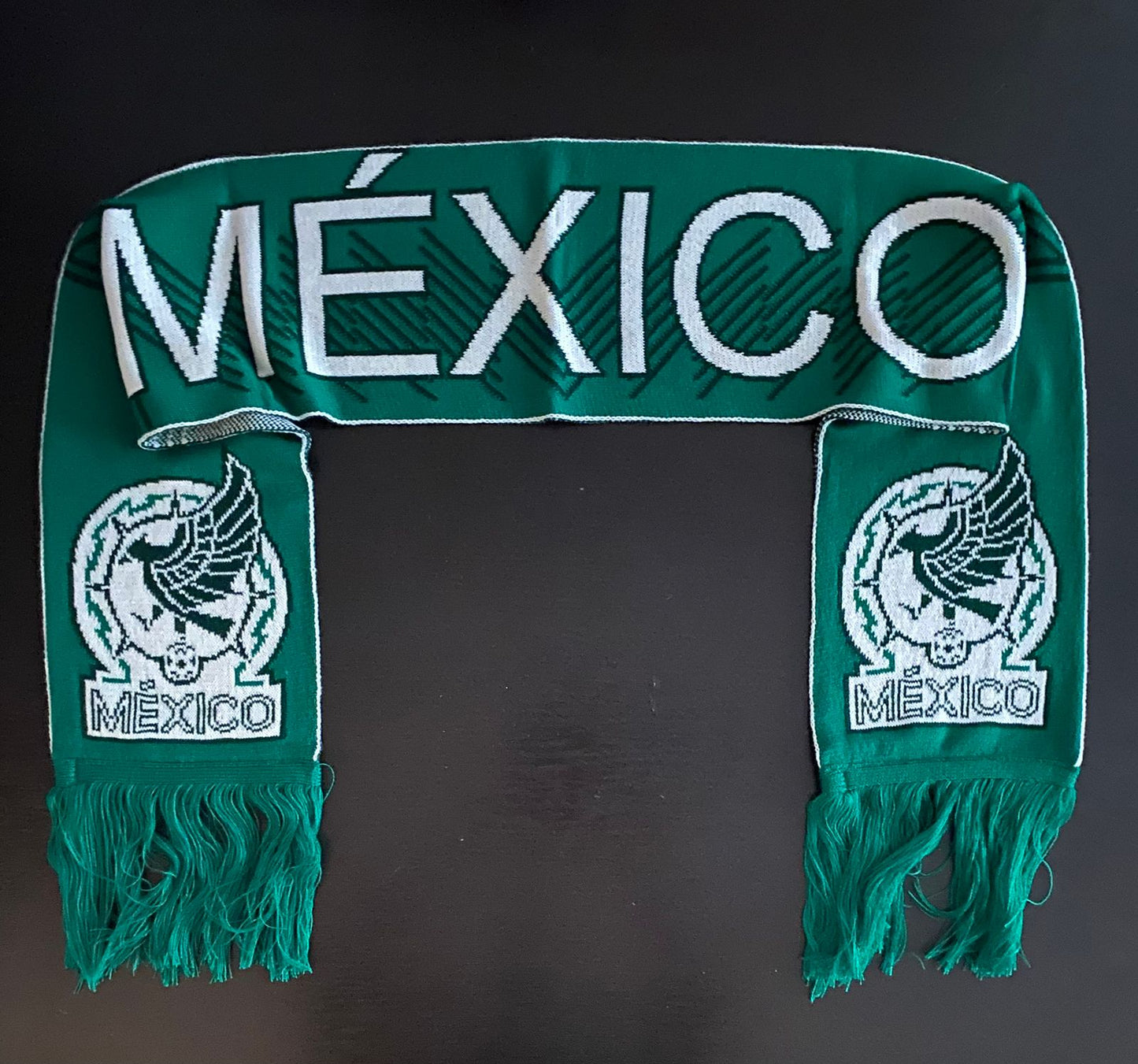 Exclusiva! Bufanda Mexico Futbol Verde