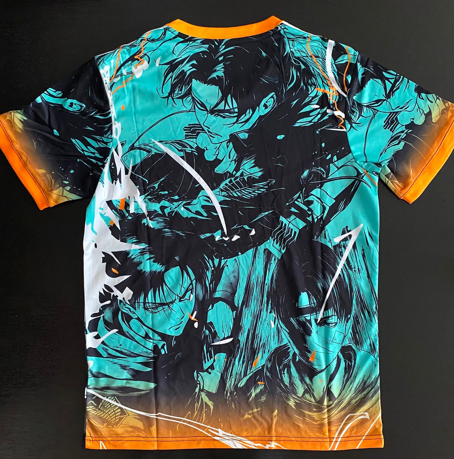 Jersey Playera Anime Japon Edicion Especial Attack on Titan Levi Ackerman Verde