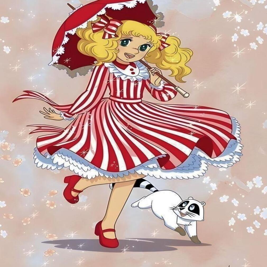 Cobija Frazada Ultra Suave Candy Candy Anime Umbrella