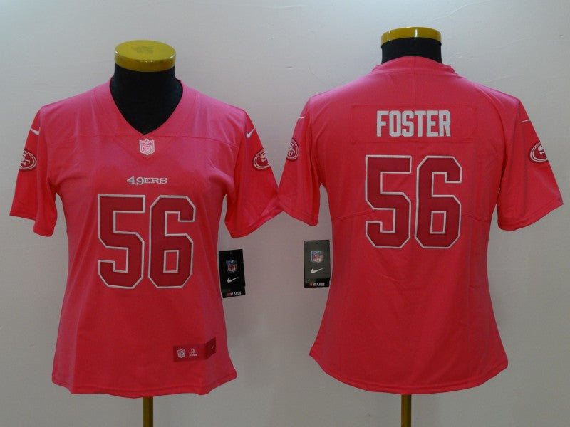 Jersey Bordado San Francisco 49ers Edicion Especial Mujer Dama Pink