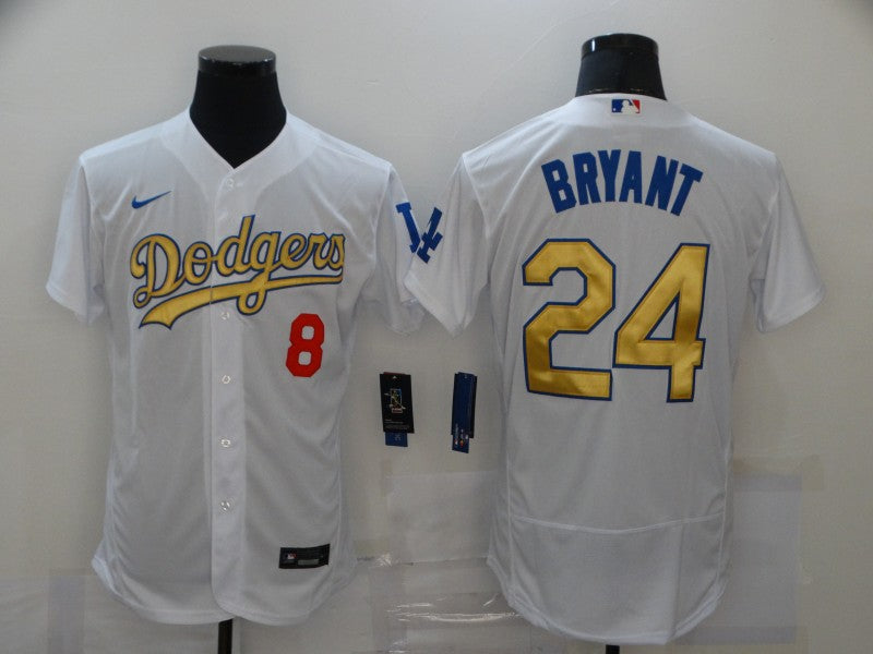 Jersey Bordado Los Angeles Dodgers Edicion Especial Blanco Luxury