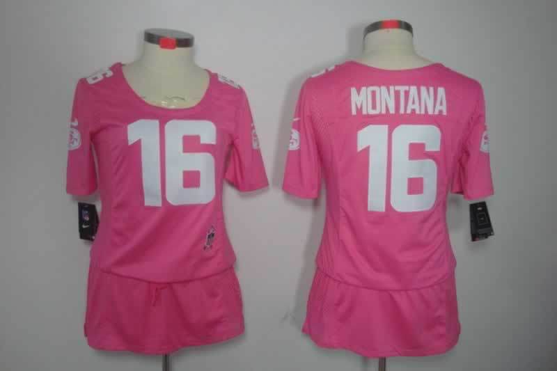 Jersey Bordado San Francisco 49ers Edicion Especial Mujer Dama Body Rosa