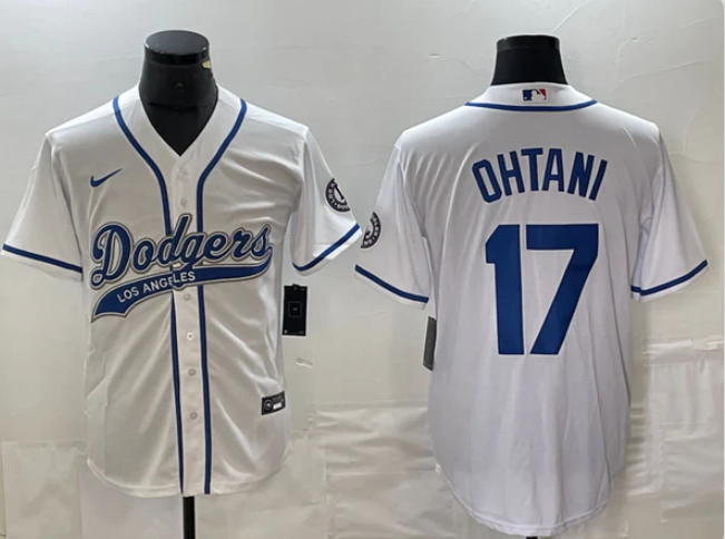 Jersey Bordado Los Angeles Dodgers Edicion Especial Classic Blanca