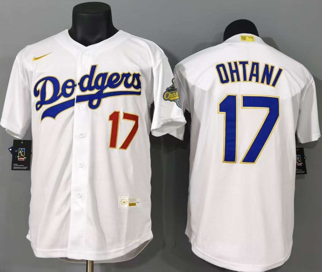 Jersey Bordado Los Angeles Dodgers Edicion Especial Deluxe Blanco