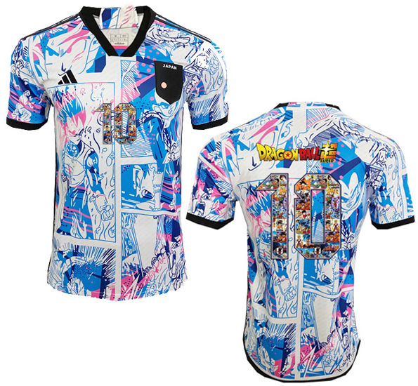 Jersey Playera Japon Anime Dragon Ball Z Edicion Especial Numero Anime 10