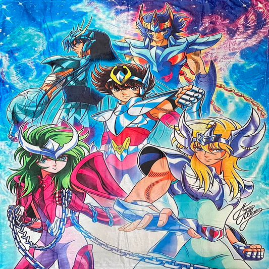 Cobija Frazada Ultra Suave Saint Seiya Caballeros del Zodiaco Bronce