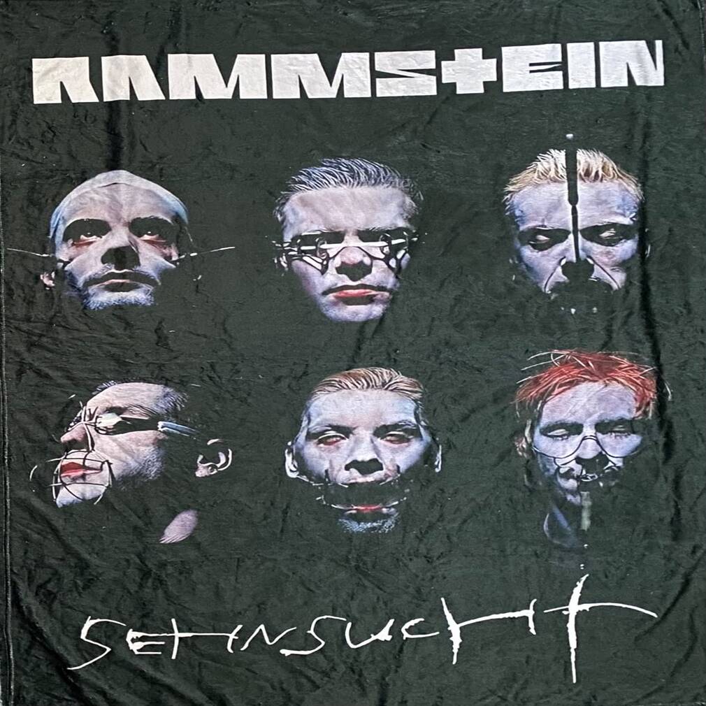 Cobija Frazada Ultra Suave Rammstein Rostros