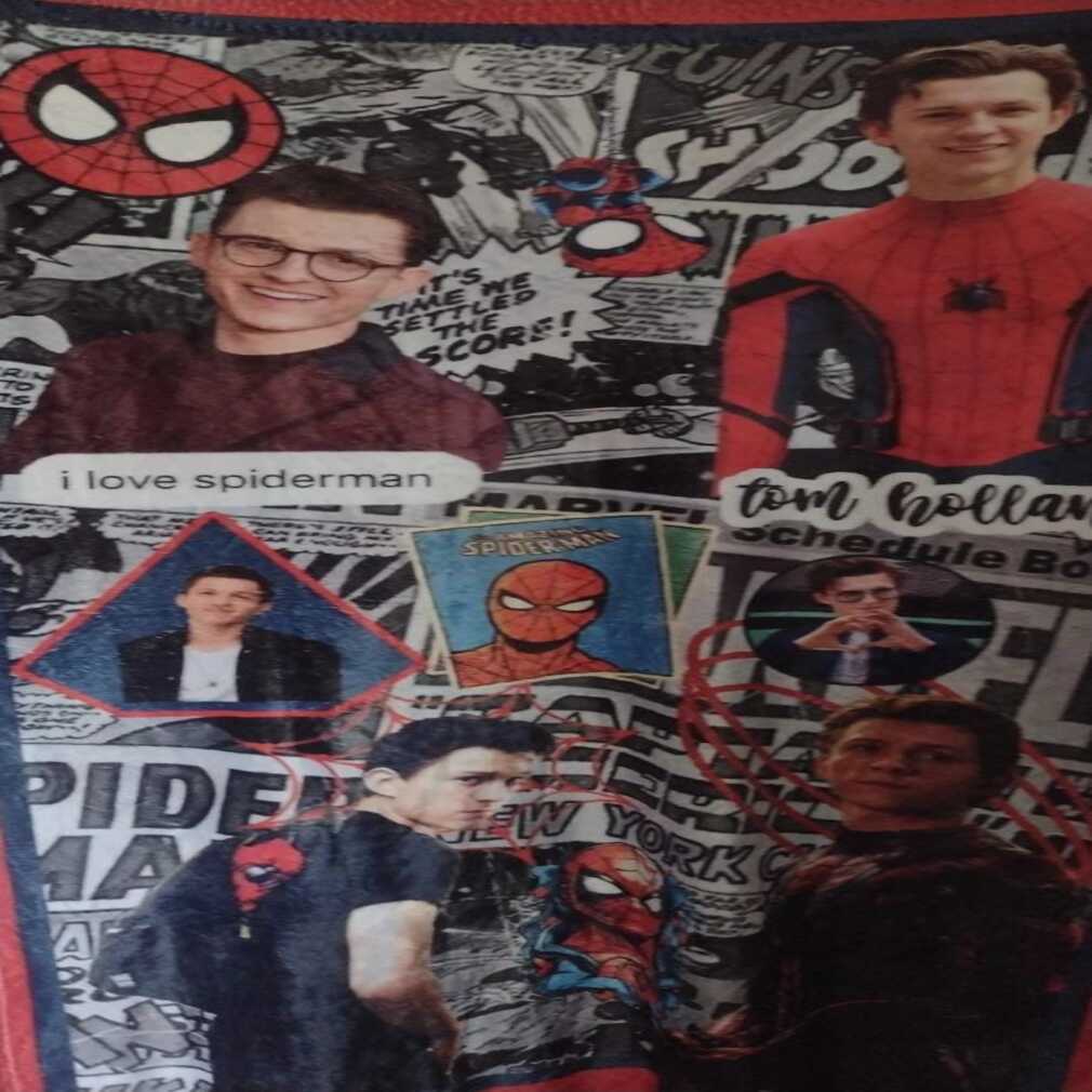 Cobija Frazada Ultra Suave Tom Holland Spiderman
