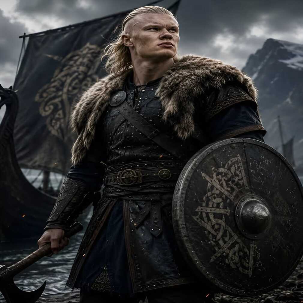 Cobija Frazada Ultra Suave Haaland Vikingo