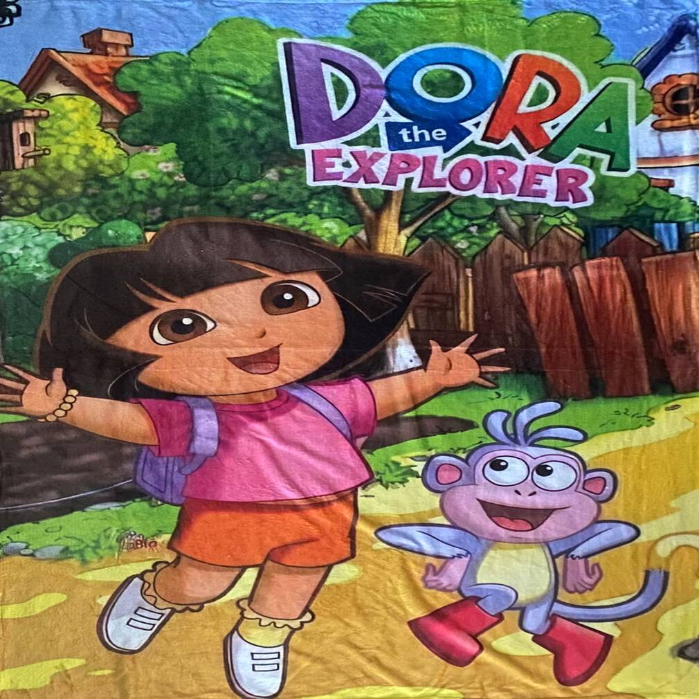 Cobija Frazada Ultra Suave Dora y Botas