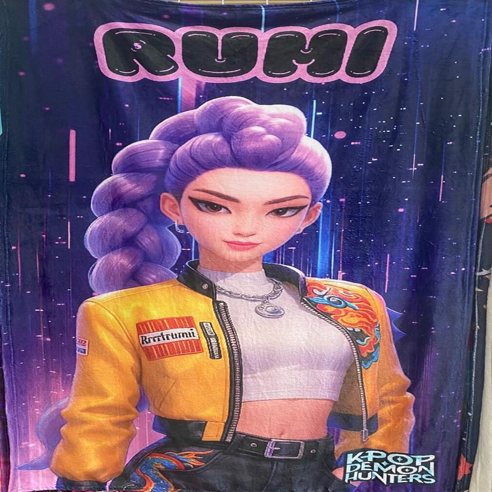 Cobija Frazada Ultra Suave K-Pop Demon Hunters Rumi