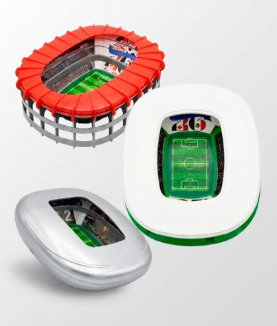 Exclusivo! Set  Botanero Palomera Estadio Monterrey El Gigante de Acero Guadalajara Ciudad Mexico Azteca 3 Piezas