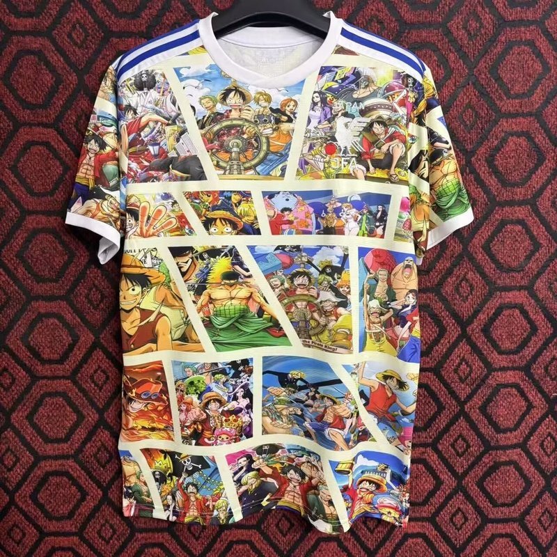 Jersey Japón Edición Especial Anime One Piece Collage Comic