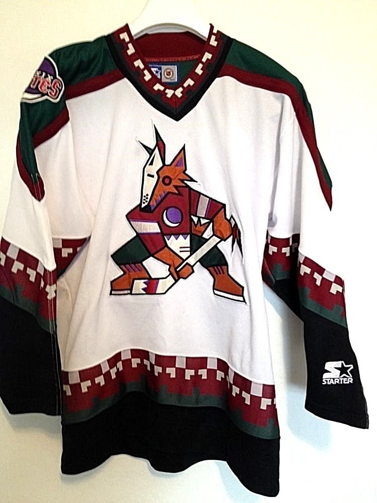 Jersey Arizona Coyotes Blanco Retro Cualquier Jugador