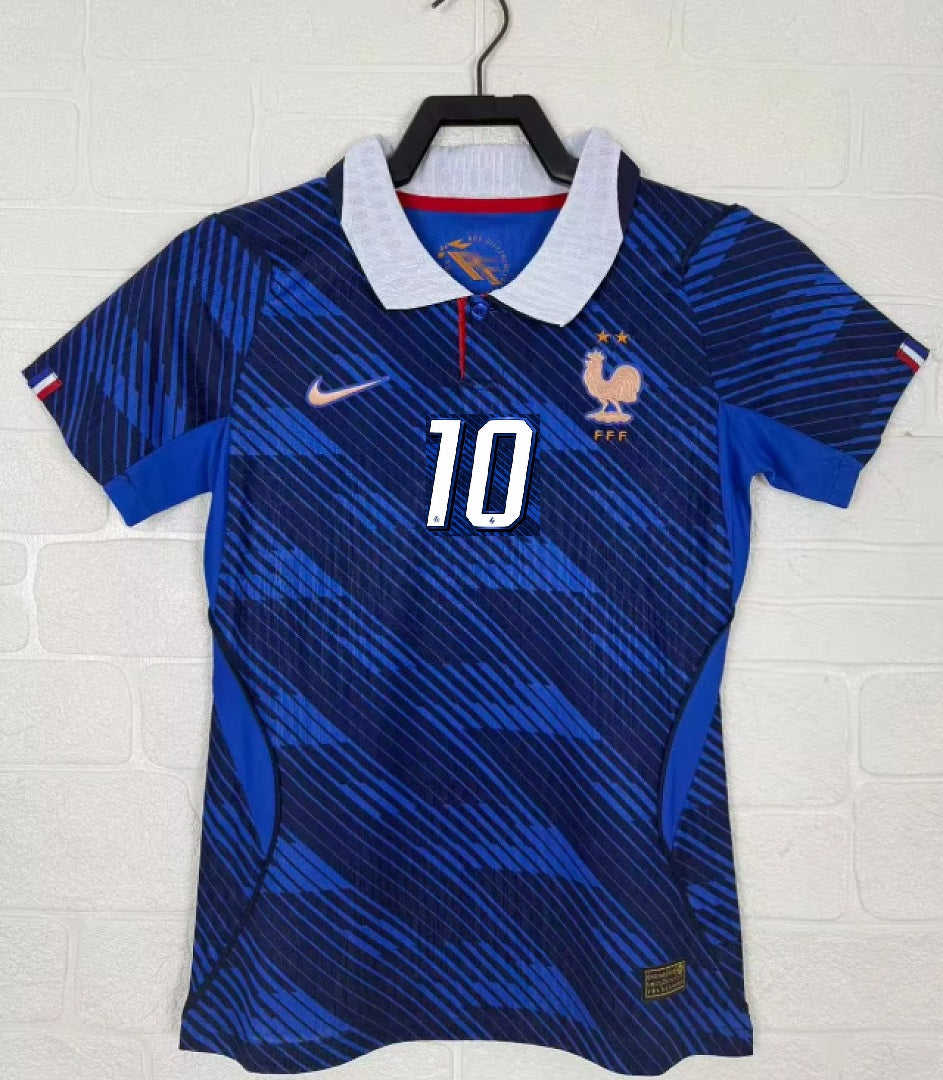 Jersey Playera K. Mbappe 10 Francia 2026 Titular Local Mujer Dama