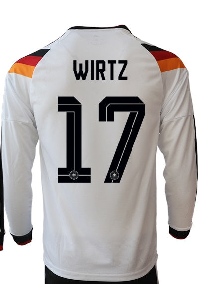 Jersey Playera Florian Wirtz 17 Alemania 2026 Local Manga Larga