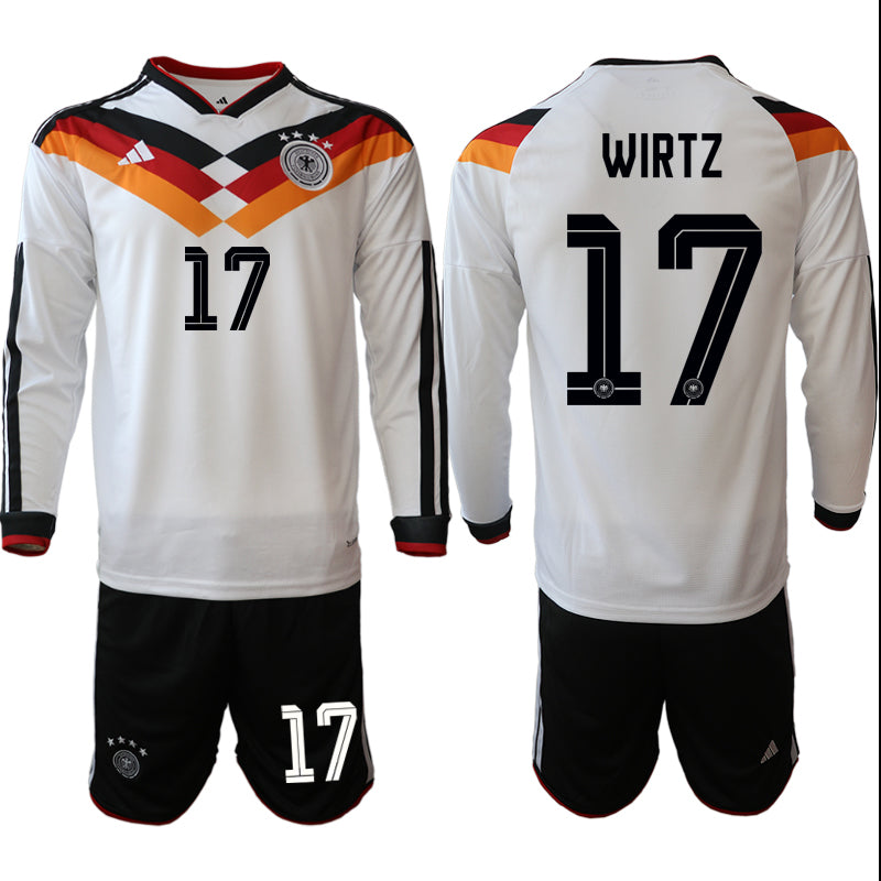Jersey Playera Florian Wirtz 17 Alemania 2026 Local Manga Larga
