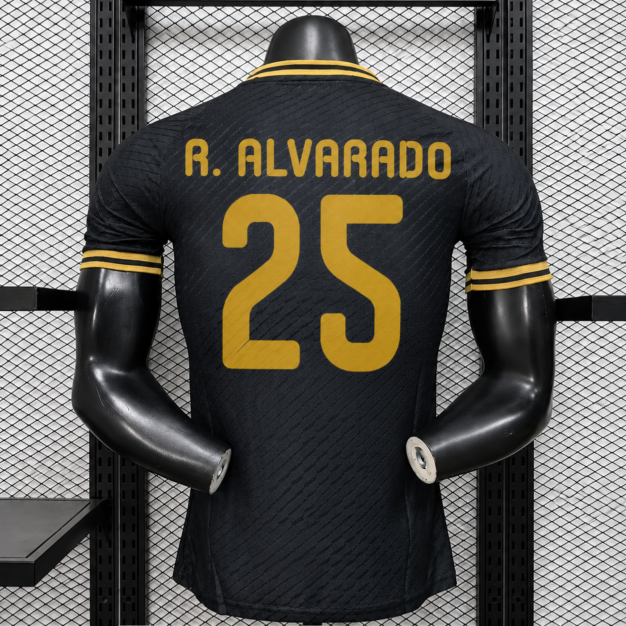 Jersey Playera Roberto Piojo Alvarado 25 Edicion Especial Aguila Real Azteca Black