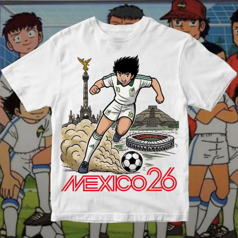 Jersey Playera Oliver Atom Tsubasa Mundial Mexico 2026 Edicion Especial CDMX Supercampeones Super Campeones