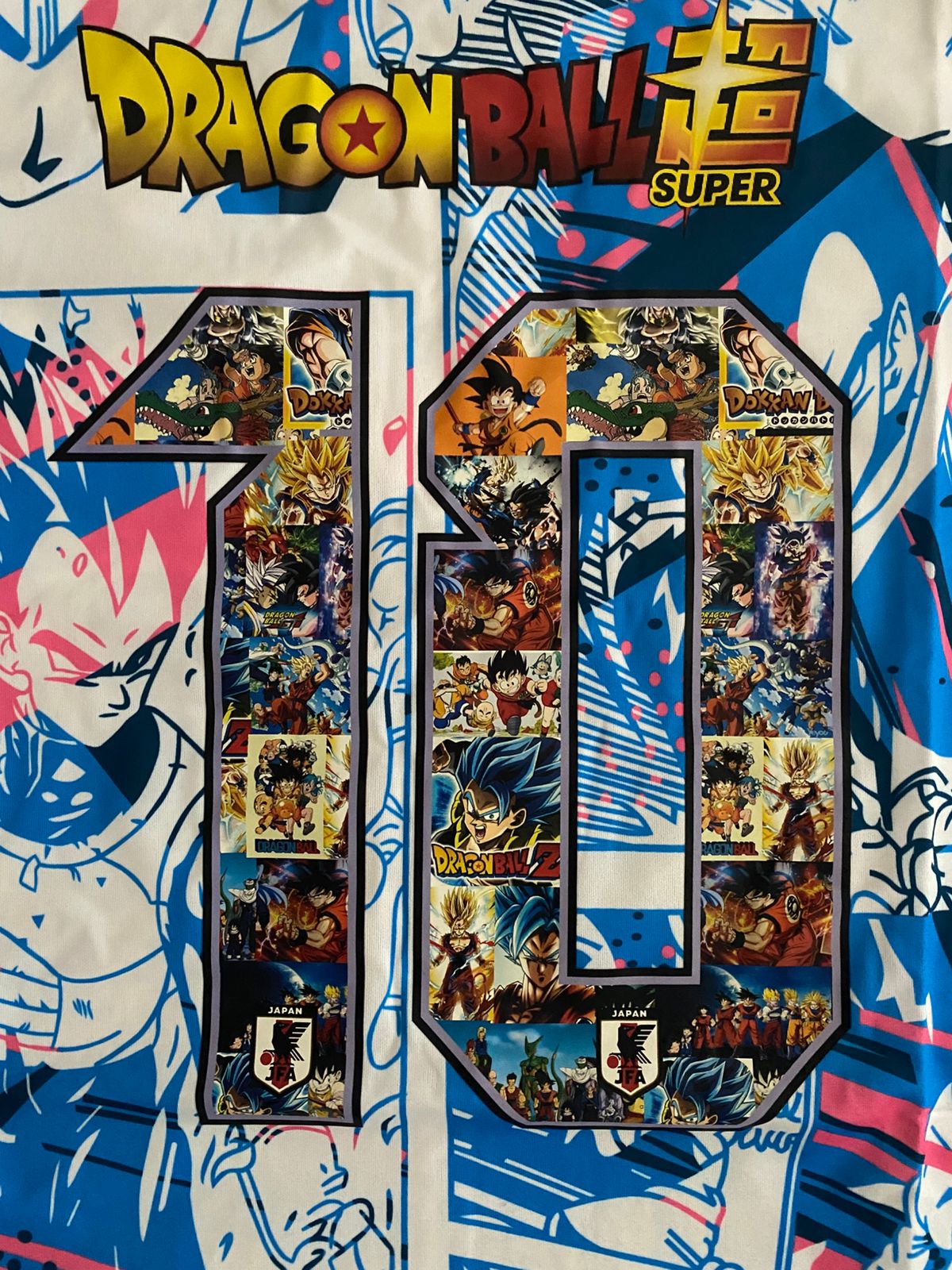Jersey Playera Japon Anime Dragon Ball Z Edicion Especial Numero Anime 10