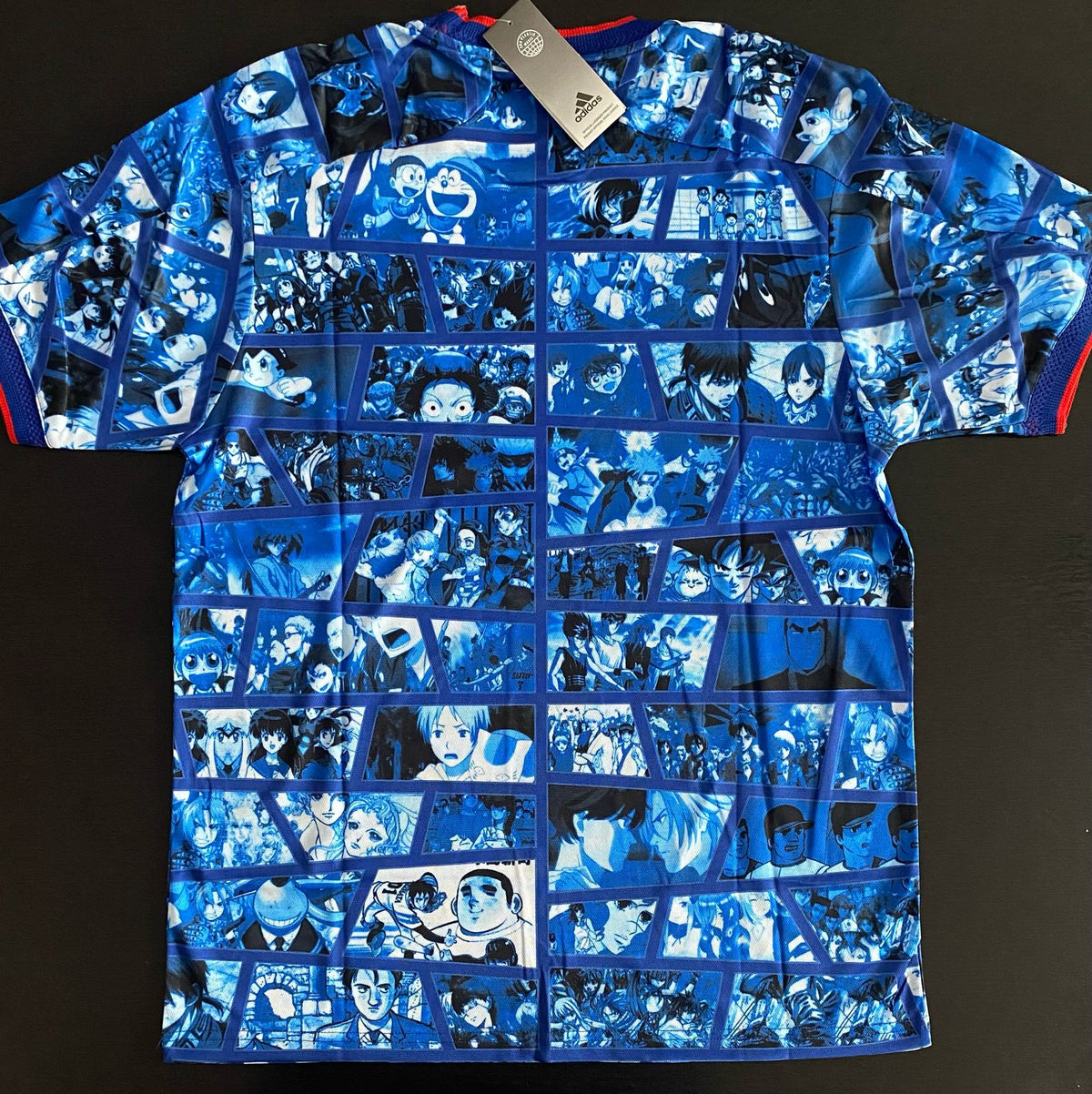 Jersey Playera Japon Anime Edicion Especial Collage Azul