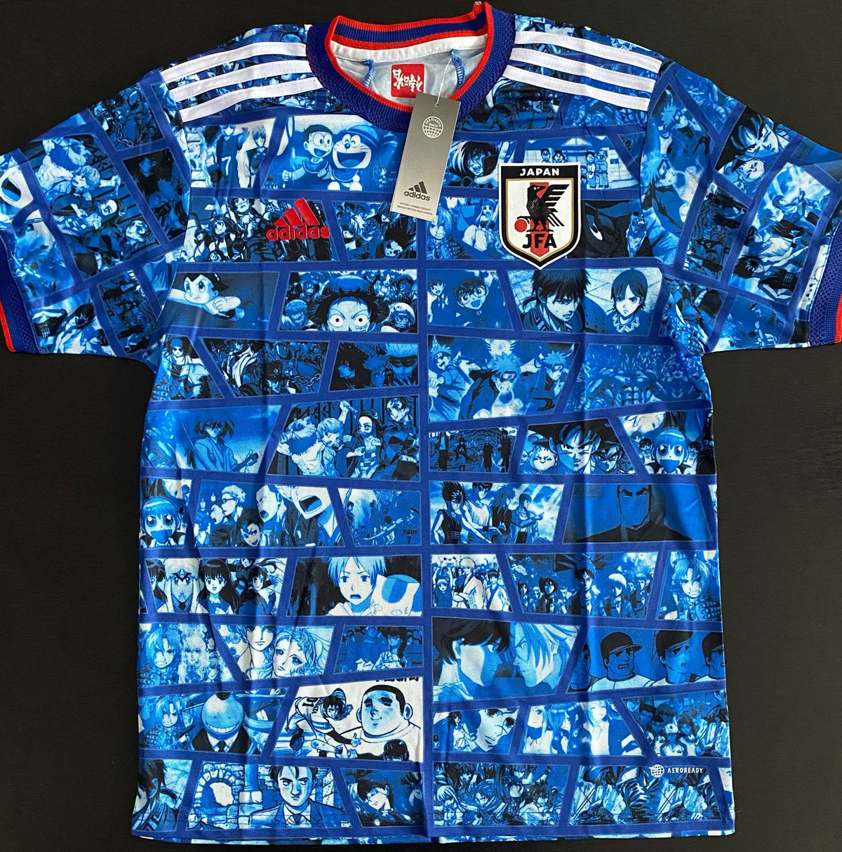 Jersey Playera Japon Anime Edicion Especial Collage Azul