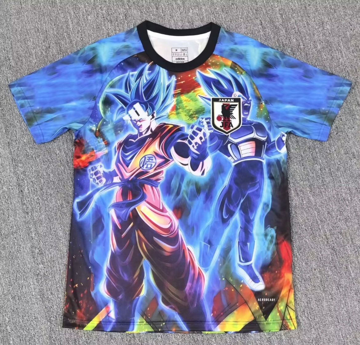 Jersey Playera Japon Anime Dragon Ball Z Edicion Especial Goku Vegeta Blue Power