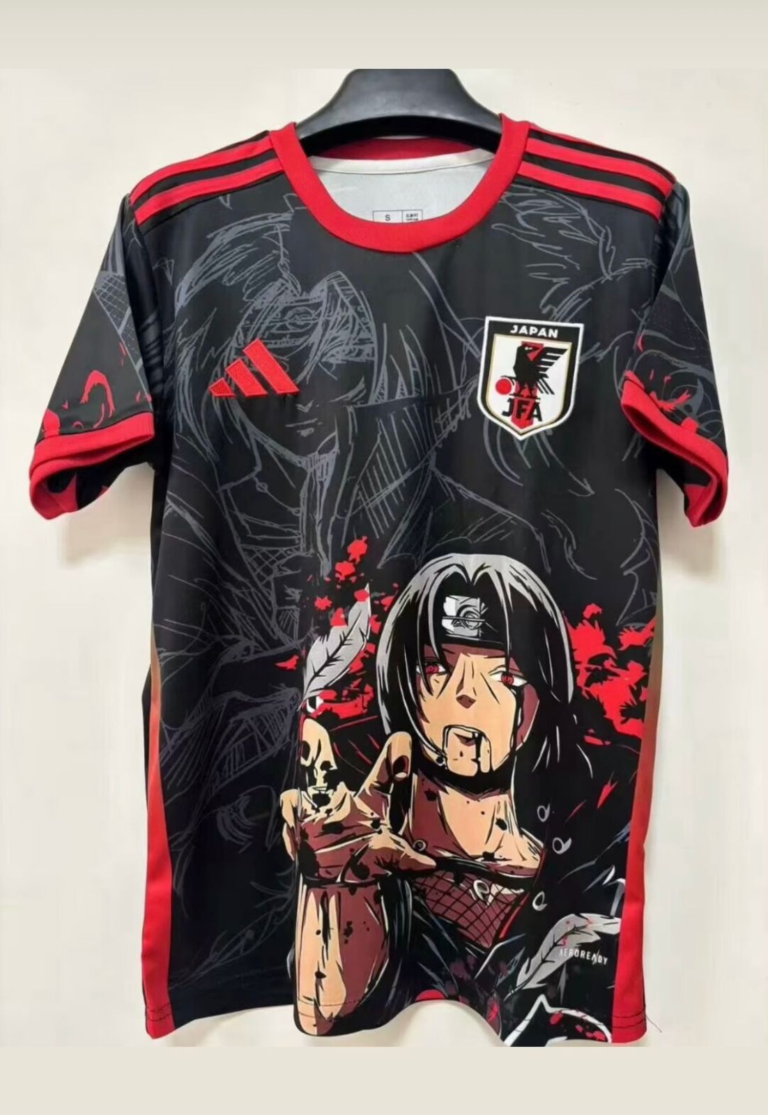 Jersey Playera Japon Naruto Edicion Especial Itachi Black and Red
