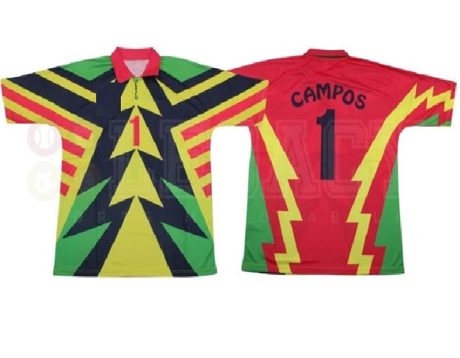 Jersey Playera Brody Jorge Campos 1 Surf Amarillo 1994 Exclusivo