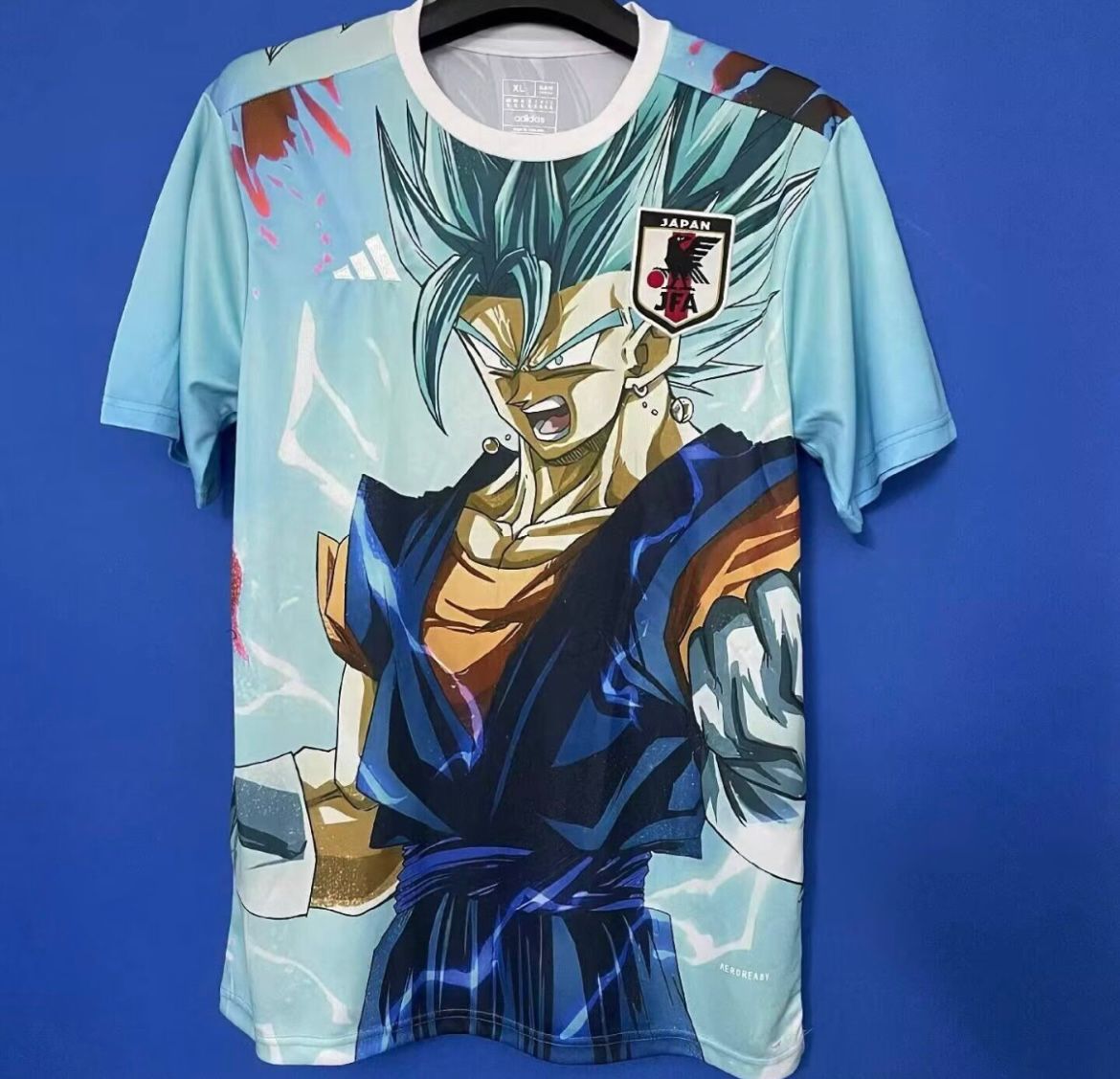 Jersey Playera Japon Anime Dragon Ball Z Edicion Especial Vegeto Azul