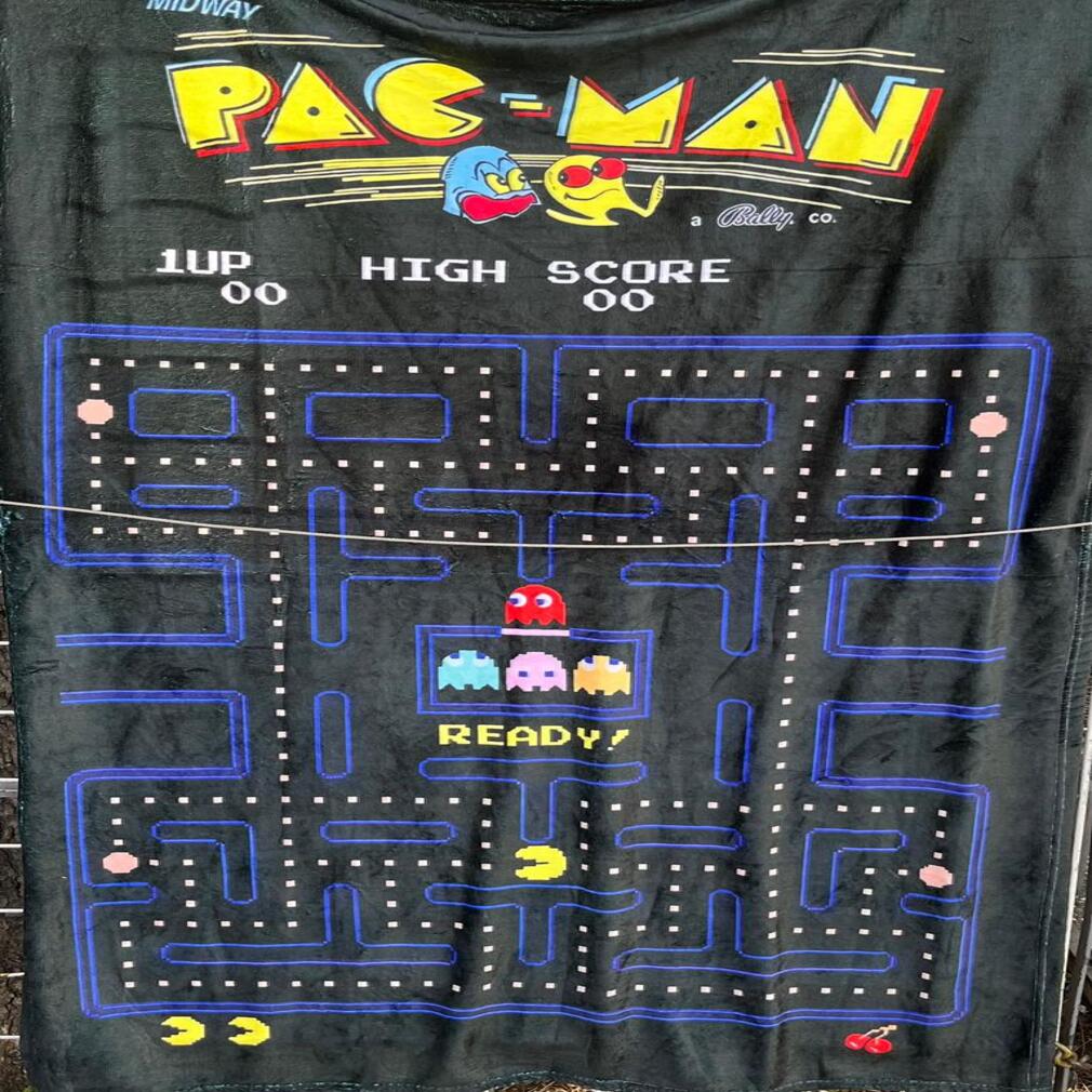Cobija Frazada Ultra Suave Pac-Man