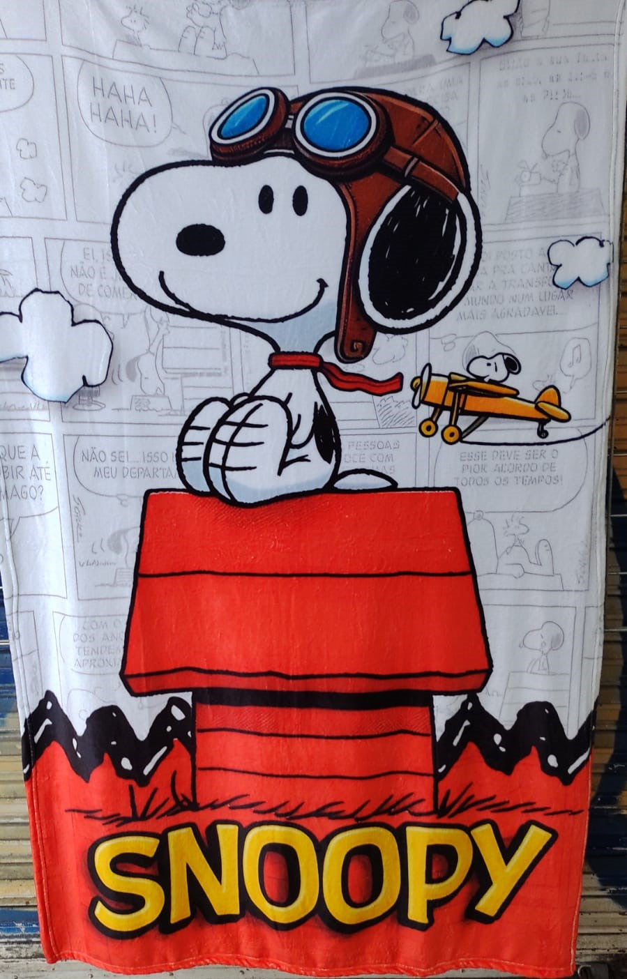 Cobija Frazada Ultra Suave Snoopy Aviador