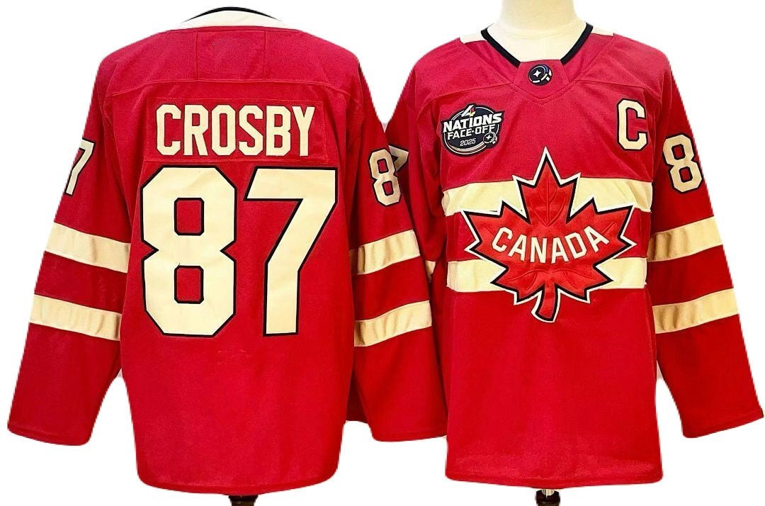 Jersey Hockey Canada Rojo Sidney Crosby 87