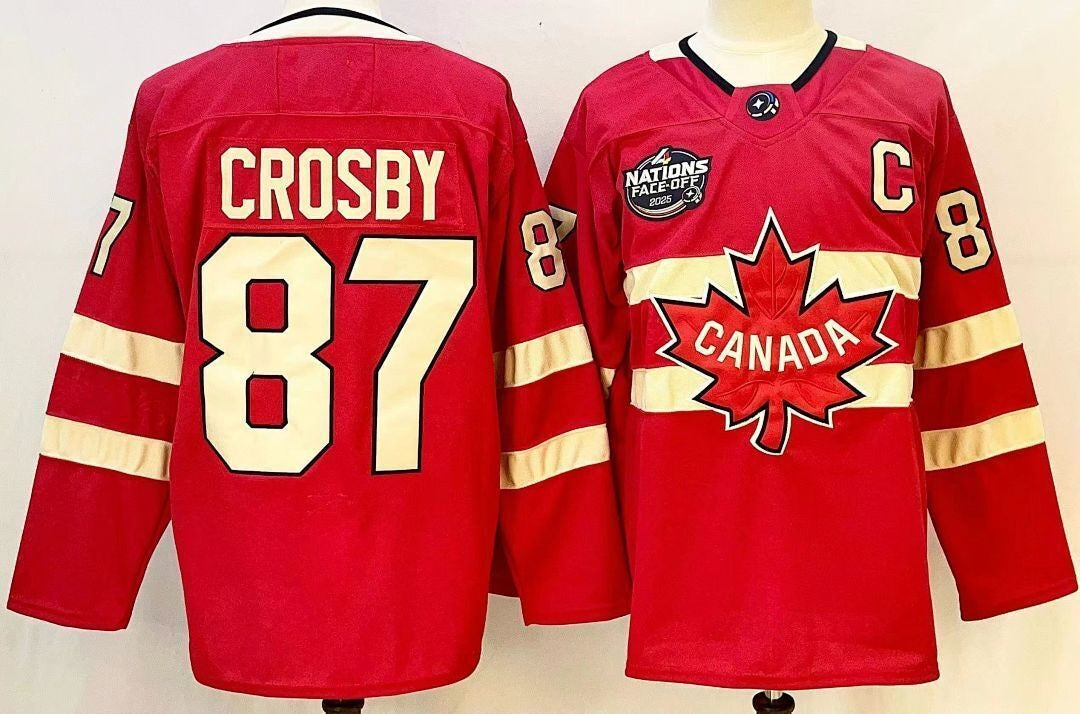 Jersey Hockey Canada Rojo Sidney Crosby 87