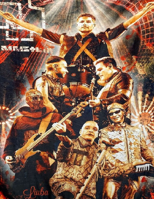 Cobija Frazada Ultra Suave Rammstein
