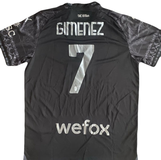 Jersey Playera Santi Gimenez 7 Edicion Especial Pleasures Negro
