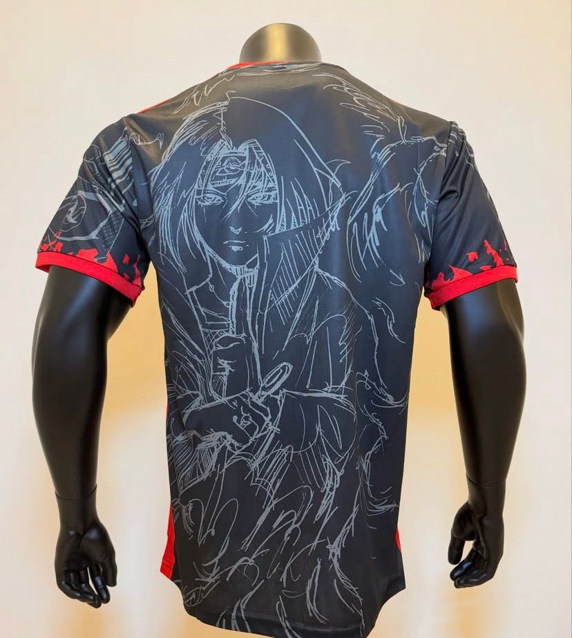 Jersey Playera Japon Naruto Edicion Especial Itachi Black and Red