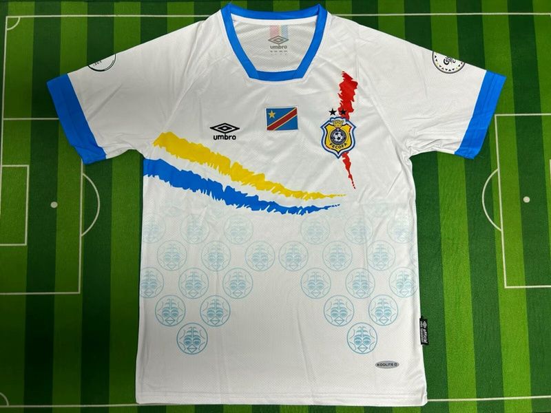 Jersey Playera Republica del Congo 2025 Visita Blanca