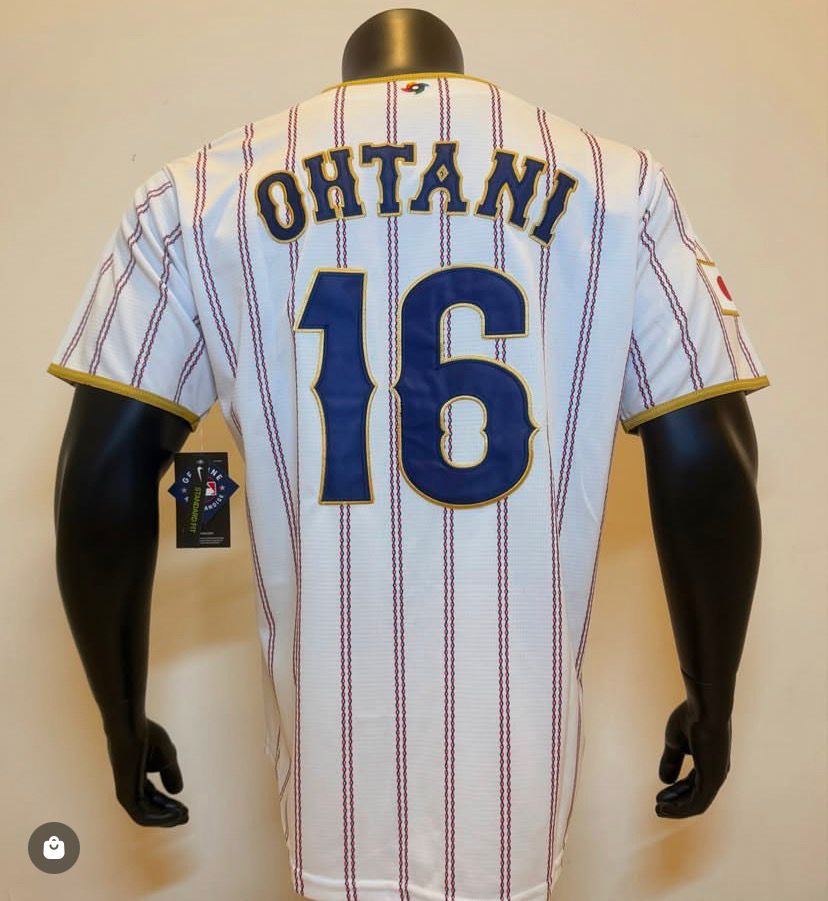 Jersey Camisola Shohei Ohtani 16 Japon Edicion Especial Blanca