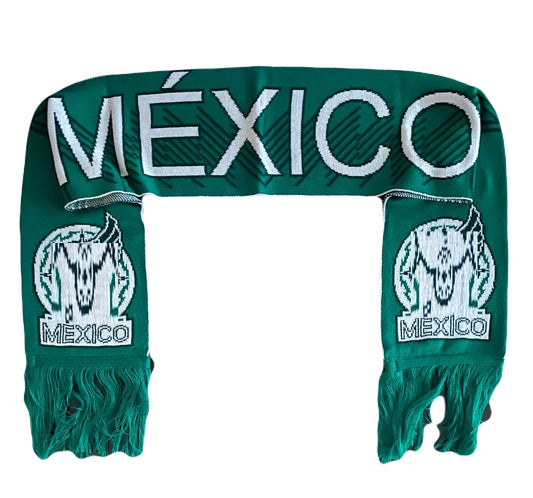 Exclusiva! Bufanda Mexico Futbol Verde