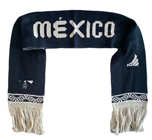 Bufanda Mexico Futbol Negra